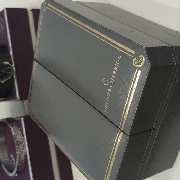 ⌚Philippe Charriol Diamond Columbus Watch Box Links 28504 Colvubvs white face - Picture 5 of 13
